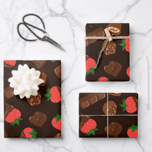 Chocolates Wrapping Paper, Candies Gift Wrap
