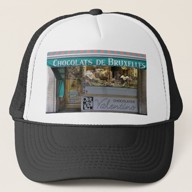 Chocolatier, Brussels, Belgium Trucker Hat (Front)