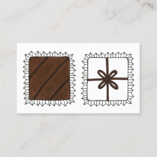 Chocolatier Chocolate Shop Candy Store Bon Bons Business Card