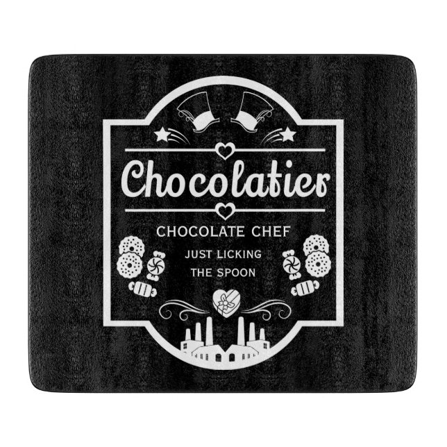 Chocolatier Maker Cutting Board (Front)
