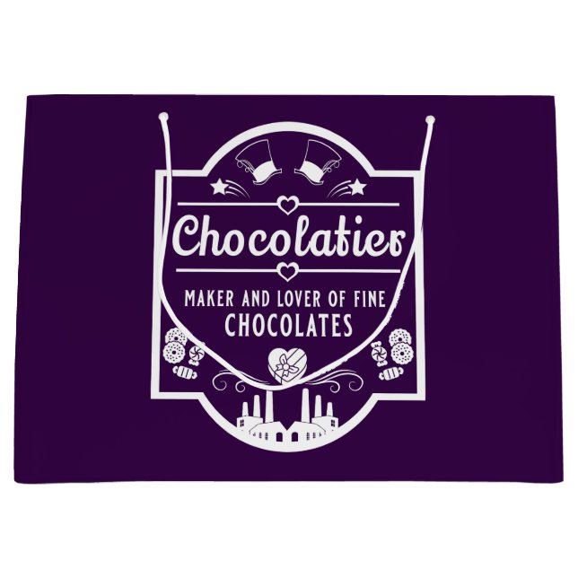 Chocolatier Maker Large Gift Bag (Front)