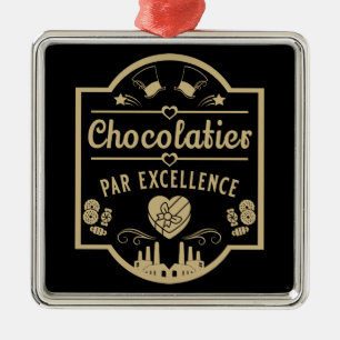 Chocolatier Maker Metal Tree Decoration
