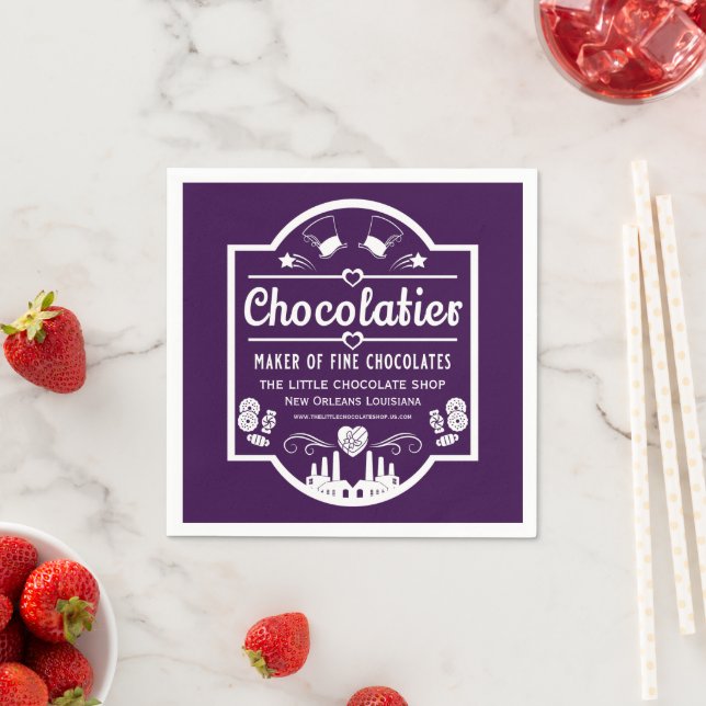 Chocolatier Maker Napkin (Insitu)