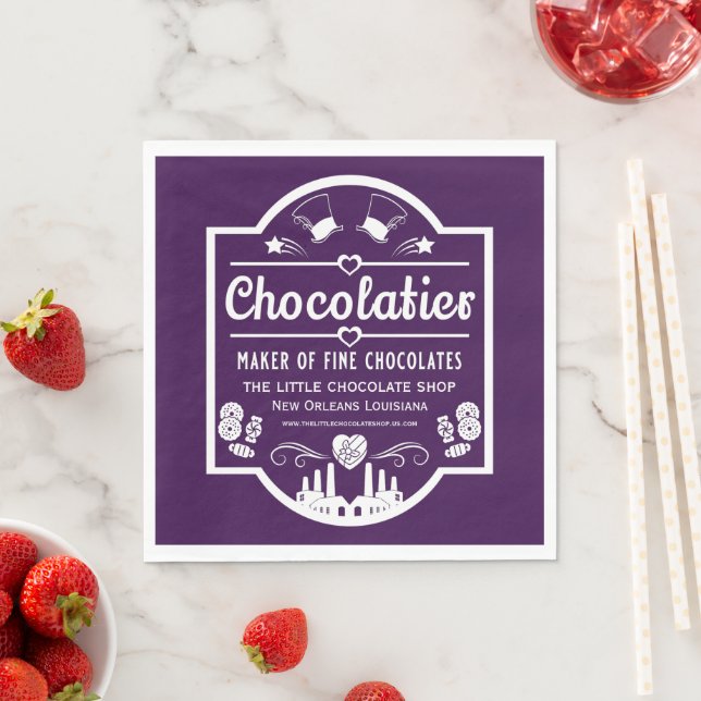 Chocolatier Maker Napkin (Insitu)