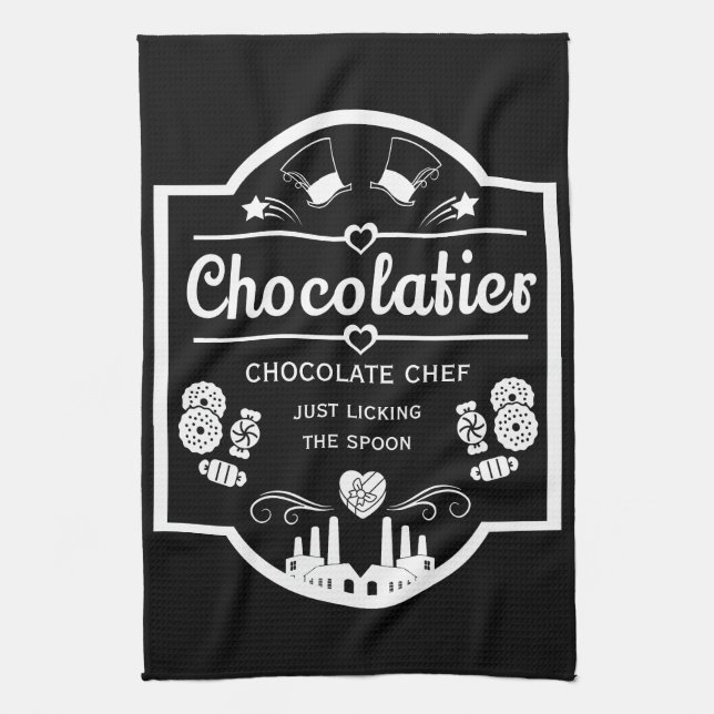 Chocolatier Maker Tea Towel (Vertical)