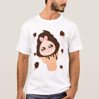 Chocomari- Choco Chubby Bunny Ice Cream V.01 T-Shirt