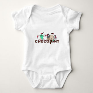 Chocomint Bird Baby Bodysuit