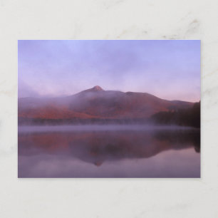 Chocorua Lake Sunrise Fog Postcard