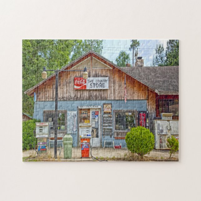 Choctaw Bluff general store Alabama. Jigsaw Puzzle (Horizontal)