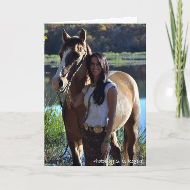 Choctaw Greeting Cards ( Halito) (Front)