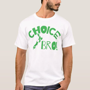 Choice Bro (Kiwi New Zealand map) T-Shirt
