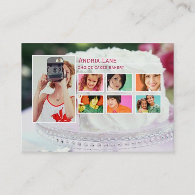 Choice Cakes Chubby Business Cards (Front)