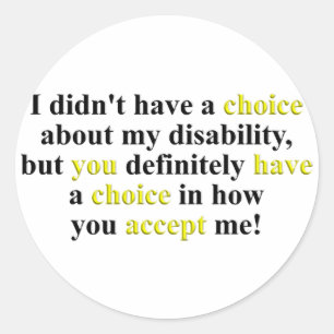 Choice Classic Round Sticker