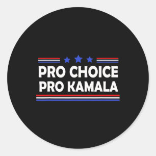 Choice Pro Kamala 2024 Feminist Women&#';s Rights Classic Round Sticker