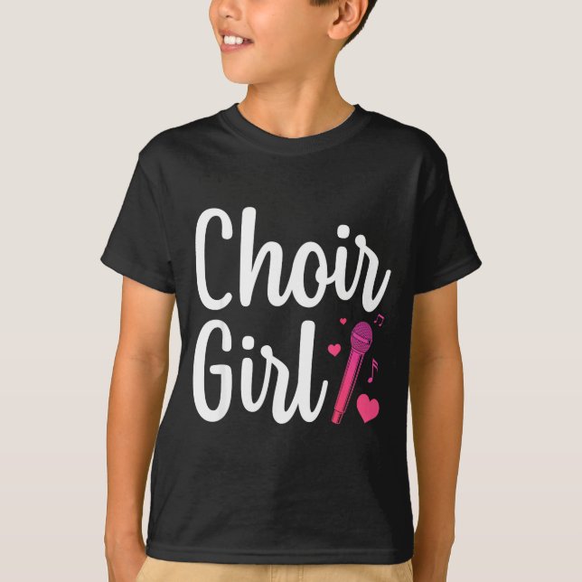 Choir Art For Girls Women Choir Singing Chorus Sho T-Shirt (Front)