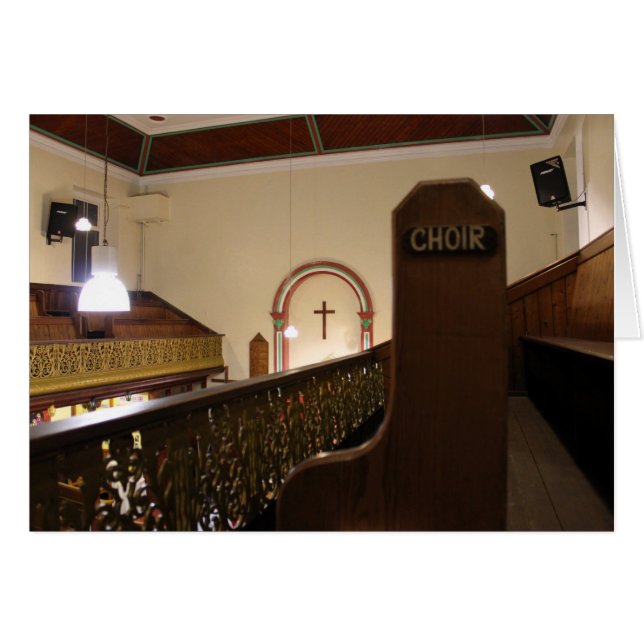 choir bench (Front Horizontal)