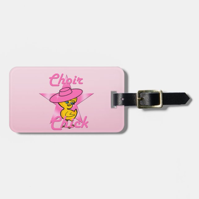 Choir Chick #8 Luggage Tag (Front Horizontal)