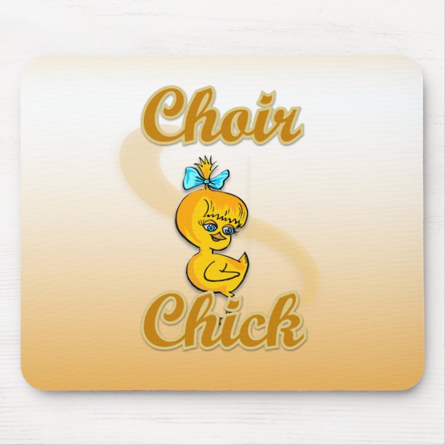 Choir Chick Mouse Pad (Front)