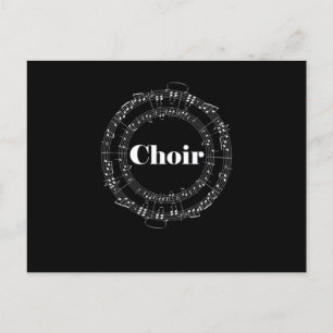 Choir Chorus Choral Music Conductor Notes Gift Postcard