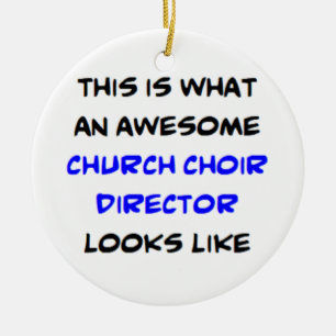 choir director church, awesome ceramic tree decoration