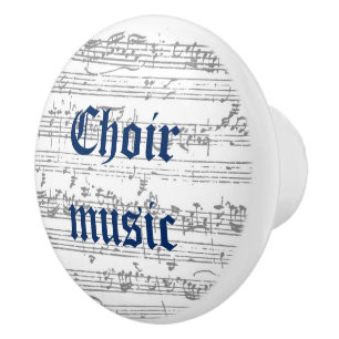 Choir music ceramic pull