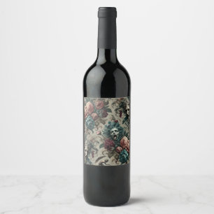 Choir of an Unholy Accord – Gothic Victorian Wine Label