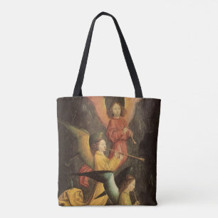 Choir of Angels by Simon Marmion, Renaissance Art Tote Bag