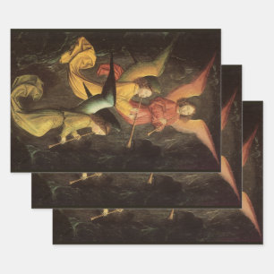 Choir of Angels by Simon Marmion, Renaissance Art Wrapping Paper Sheet