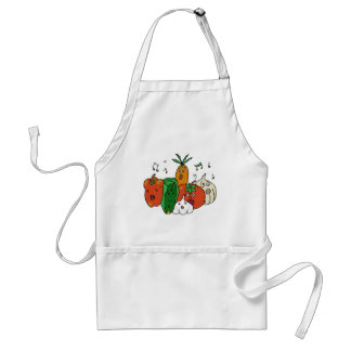 Choir of vegetables standard apron