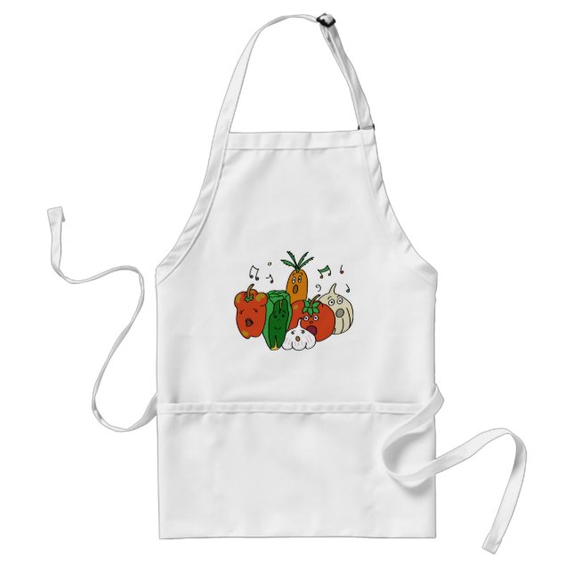 Choir of vegetables standard apron (Front)