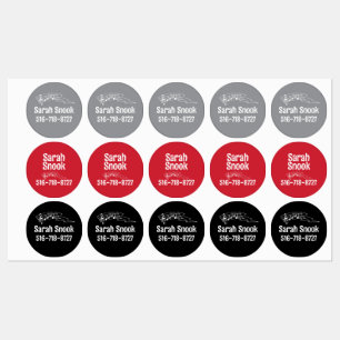 Choir Red, Gray, Black, White Customizable Iron-On