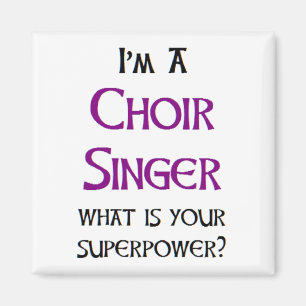 choir singer magnet