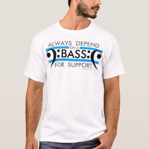 Choir T-Shirt Bass For Support 2
