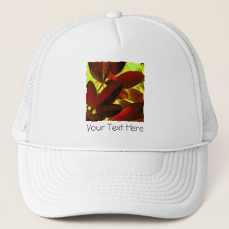 Choisya Autumn 2 'Your Text' trucker hat