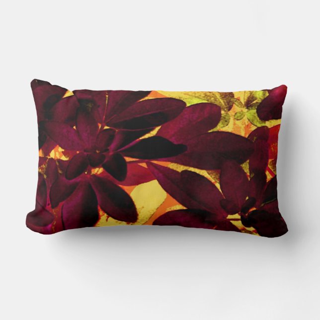 Choisya Autumn throw pillow lumbar (Front)