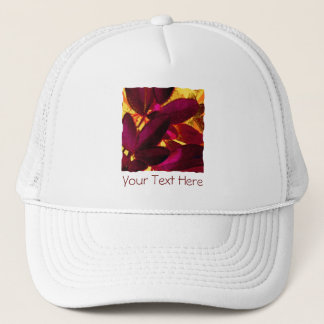 Choisya Autumn 'Your Text' trucker hat