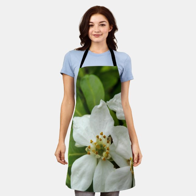 Choisya Ternata All Over Print Apron (Worn)