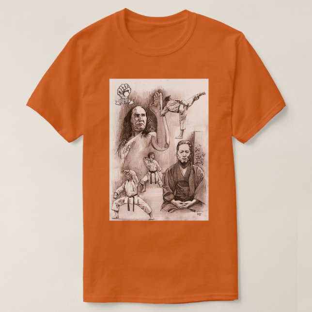 Chojun Miyagi Gogen Yamaguchi T-Shirt (Design Front)