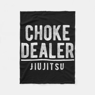 Choke Dealer Jiujitsu Karate Boxing Muay Thai Kick Fleece Blanket