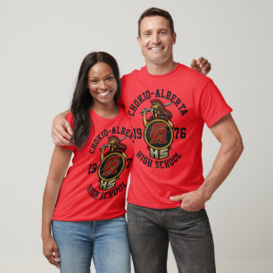 Chokio-Alberta Spartans Class of 1976 front T-Shirt