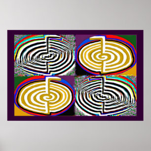 Chokuray Chokuray - Reiki Healing Symbol Poster