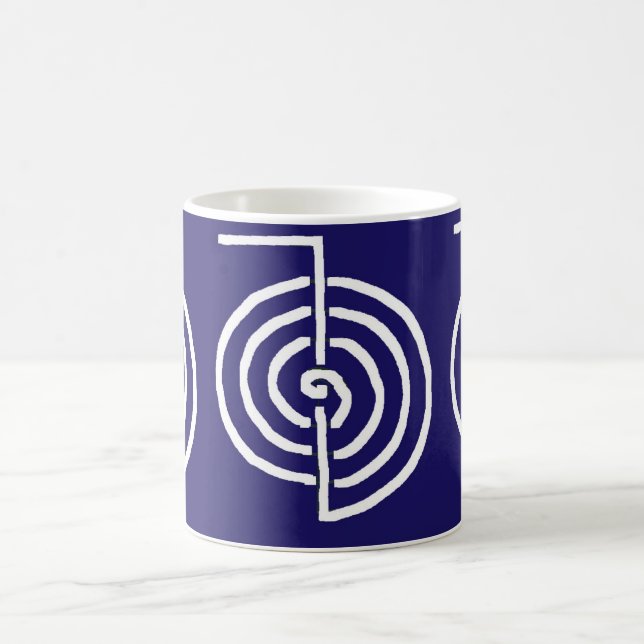 CHOKUREI  Reiki Basic Healing Symbol TEMPLATE gift Coffee Mug (Center)