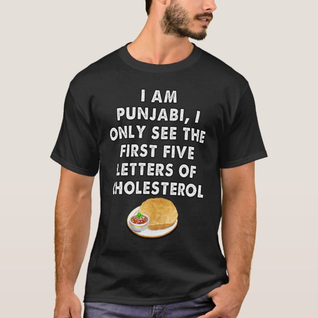 chole batture lover foodie indian street food punj T-Shirt (Front)