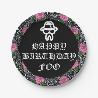 Cholo Theme Party Plates