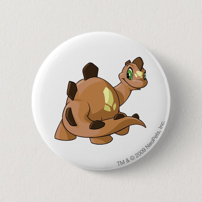 Chomby Brown 6 Cm Round Badge (Front)
