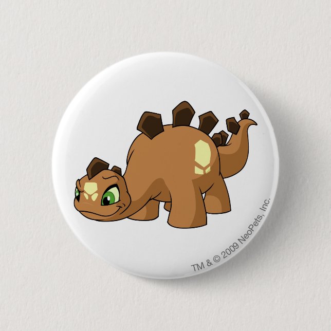Chomby Brown 6 Cm Round Badge (Front)