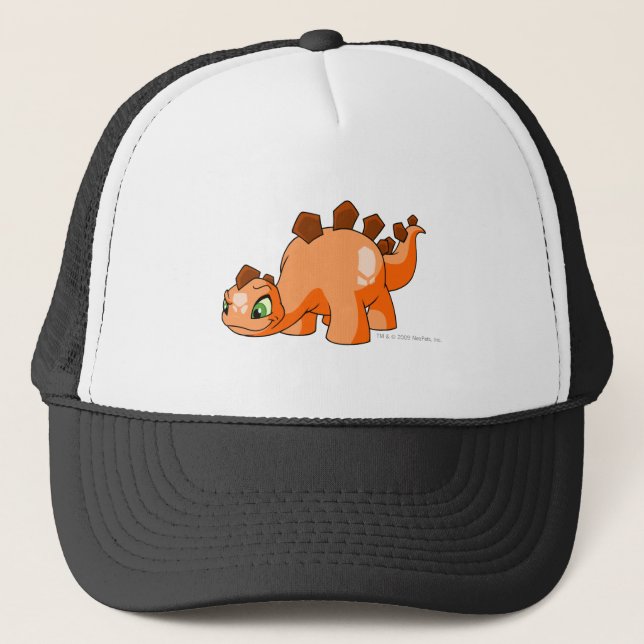 Chomby Orange Trucker Hat (Front)