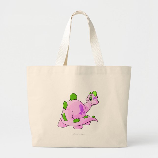 Chomby Pink Large Tote Bag (Front)