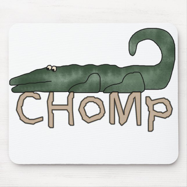 Chomp Alligator Mouse Pad (Front)