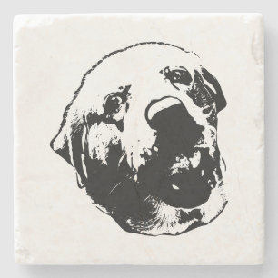 Chomp! But Friendly Stone Coaster